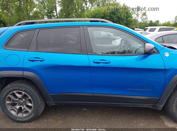 1C4PJMBX4LD637029 2020 JEEP CHEROKEE Синий Вид задней части салона