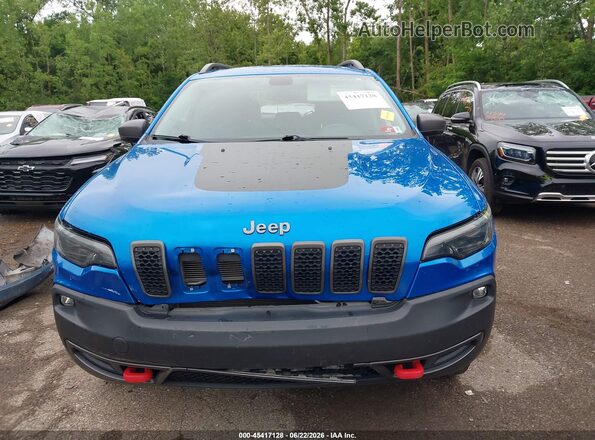 1C4PJMBX4LD637029 2020 JEEP CHEROKEE Синий Вид щитка приборов