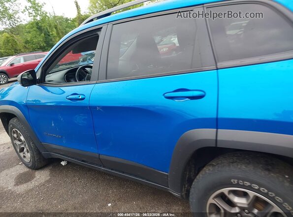 1C4PJMBX4LD637029 2020 JEEP CHEROKEE Синий Панорамный вид салона 360°