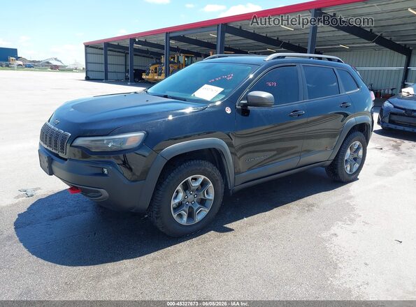 1C4PJMBX5KD353312 2019 JEEP CHEROKEE Black Przód lewy