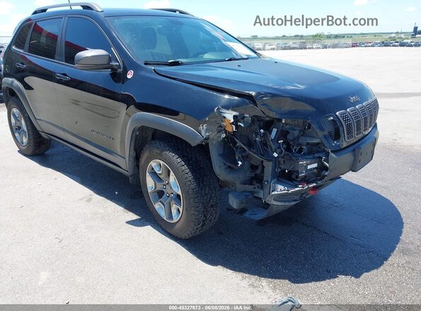 1C4PJMBX5KD353312 2019 JEEP CHEROKEE Black Widok z przodu