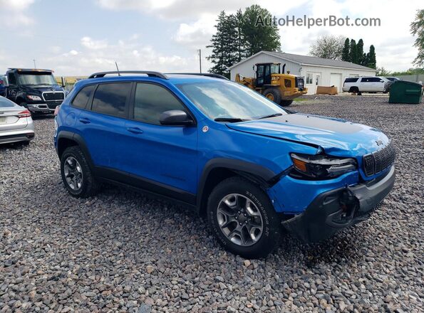 1C4PJMBX5LD633782 2020 JEEP CHEROKEE Blue Delantero derecho