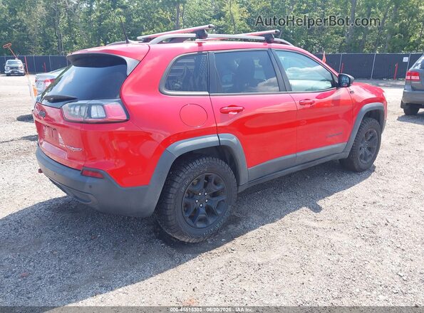 1C4PJMBX6KD309304 2019 JEEP CHEROKEE Red Tył prawy