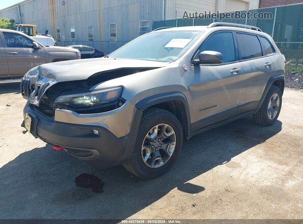 1C4PJMBX6KD314003 2019 JEEP CHEROKEE Brown Vista tres cuartos delantera izquierda