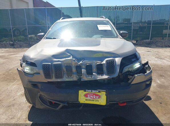 1C4PJMBX6KD314003 2019 JEEP CHEROKEE Brown Vista del cuadro de instrumentos