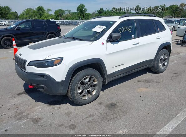 1C4PJMBX6KD415476 2019 JEEP CHEROKEE Белый Передняя левая четверть