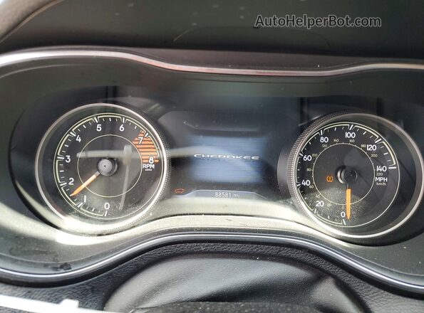 1C4PJMBX6KD426655 2019 JEEP CHEROKEE Gray ხელსაწყოთა პანელის ხედი