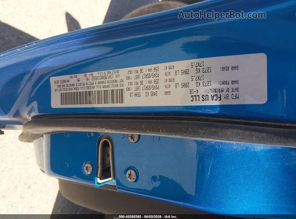 1C4PJMBX8KD185522 2019 JEEP CHEROKEE Blue ძრავის განყოფილების ხედი