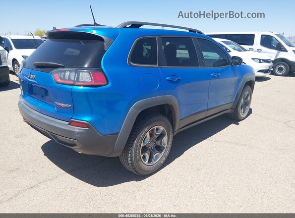 1C4PJMBX8KD185522 2019 JEEP CHEROKEE Blue უკანა მარჯვენა