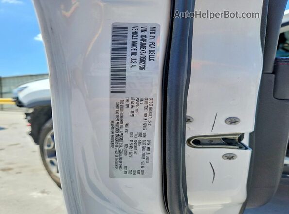 1C4PJMBX8ND502736 2022 JEEP CHEROKEE Белый Вид наклейки с VIN-кодом