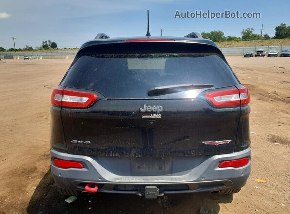 1C4PJMBX9JD517854 2018 JEEP CHEROKEE Черный Вид сзади