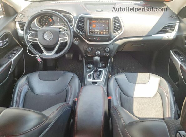 1C4PJMBX9JD517854 2018 JEEP CHEROKEE Черный Вид панели приборов