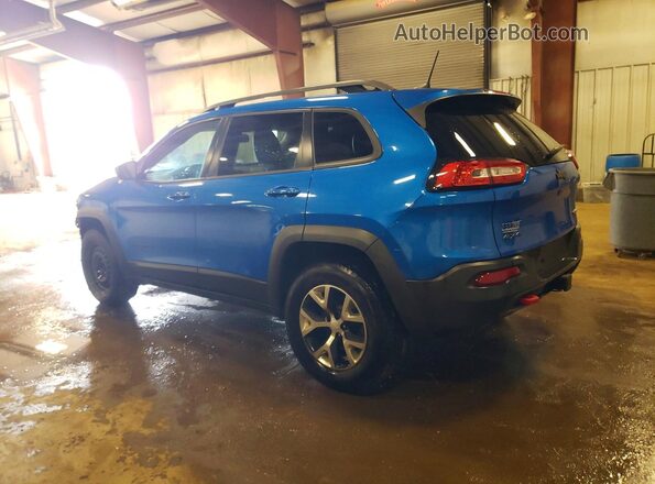 1C4PJMBX9JD526067 2018 JEEP CHEROKEE Синий Задняя левая четверть