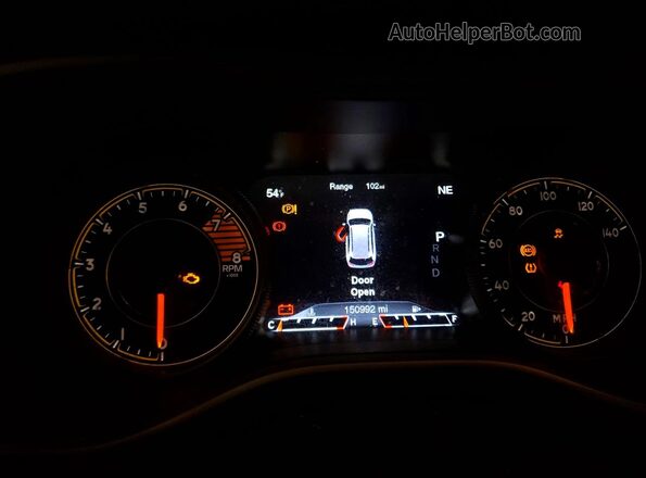 1C4PJMBX9JD526067 2018 JEEP CHEROKEE Синий Вид щитка приборов