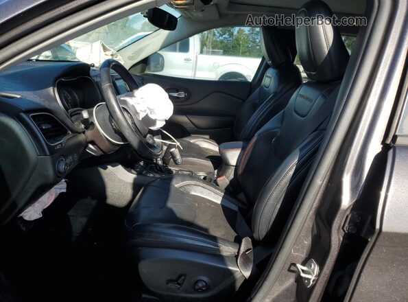 1C4PJMBX9KD140752 2019 JEEP CHEROKEE Серый Вид салона спереди