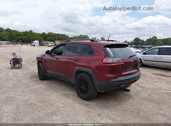 1C4PJMBX9KD198148 2019 JEEP CHEROKEE Maroon Հետևի ձախ