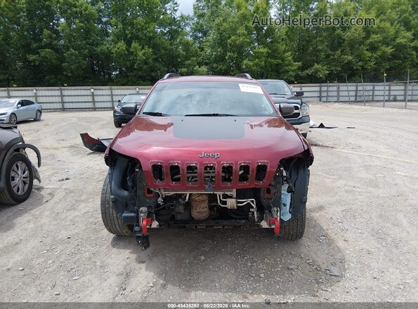 1C4PJMBX9KD198148 2019 JEEP CHEROKEE Maroon Սարքավորումների վահանակի տեսք