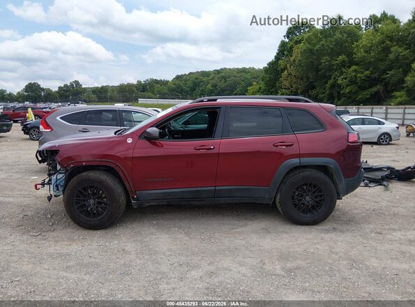 1C4PJMBX9KD198148 2019 JEEP CHEROKEE Maroon Սալոնի 360 աստիճան տեսք