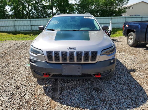 1C4PJMBX9KD298511 2019 JEEP CHEROKEE Gray Vista frontal
