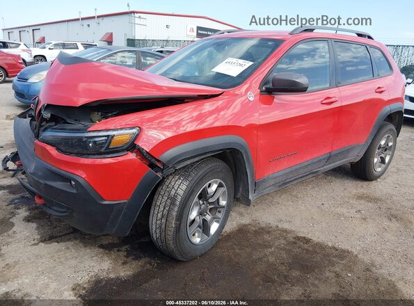 1C4PJMBX9KD478250 2019 JEEP CHEROKEE Red Front left