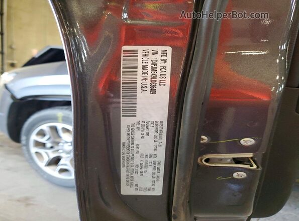 1C4PJMBX9LD636409 2020 JEEP CHEROKEE Gray Widok naklejki z numerem VIN