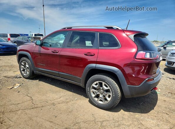 1C4PJMBXXKD417876 2019 JEEP CHEROKEE Maroon Հետևի ձախ