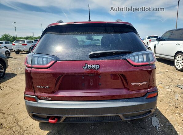 1C4PJMBXXKD417876 2019 JEEP CHEROKEE Maroon Հետևի տեսք