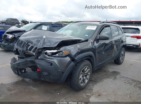 1C4PJMBXXMD191180 2021 JEEP CHEROKEE Серый Передняя левая четверть