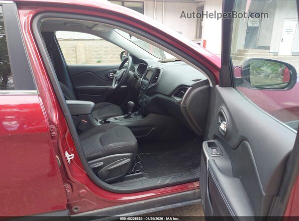 1C4PJMCB0KD341183 2019 JEEP CHEROKEE Maroon Vista interior delantera
