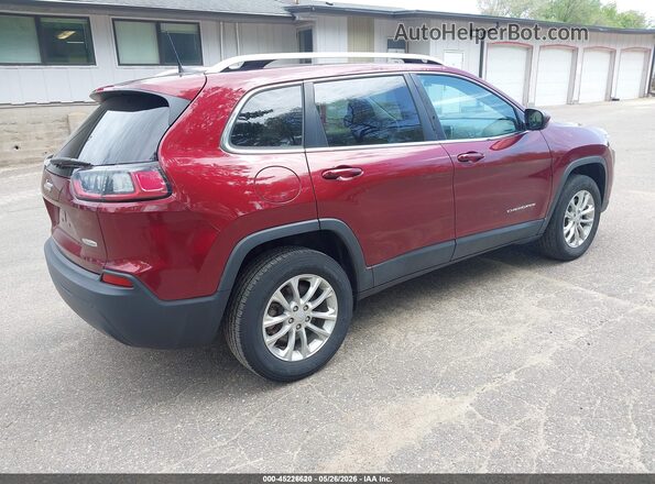1C4PJMCB0KD341183 2019 JEEP CHEROKEE Maroon Trasero derecho
