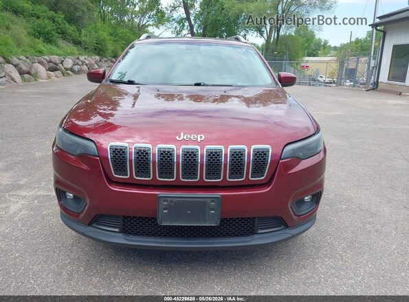 1C4PJMCB0KD341183 2019 JEEP CHEROKEE Maroon Vista interior de 360 grados