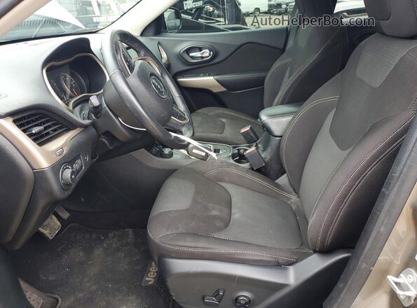 1C4PJMCB1HW659861 2017 JEEP CHEROKEE Beige წინა სალონის ხედი