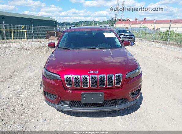 1C4PJMCB1LD625357 2020 JEEP CHEROKEE Red ხელსაწყოთა პანელის ხედი