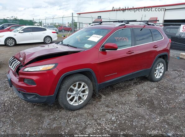 1C4PJMCB2GW214219 2016 JEEP CHEROKEE Red Front left