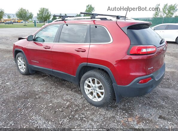 1C4PJMCB2GW214219 2016 JEEP CHEROKEE Red Rear left