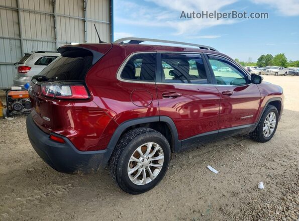 1C4PJMCB2KD113220 2019 JEEP CHEROKEE Burgundy Rear right