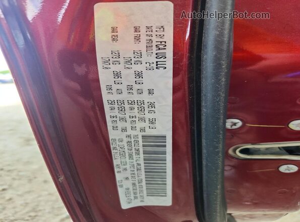 1C4PJMCB2KD113220 2019 JEEP CHEROKEE Burgundy VIN sticker view