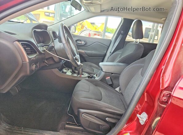 1C4PJMCB2KD113220 2019 JEEP CHEROKEE Burgundy Front interior view