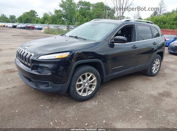 1C4PJMCB3GW372553 2016 JEEP CHEROKEE Черный Передняя левая четверть