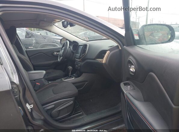 1C4PJMCB3HW503613 2017 JEEP CHEROKEE Gray Widok wnętrza z przodu