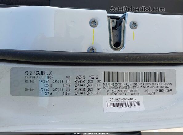 1C4PJMCB3JD528609 2018 JEEP CHEROKEE White 