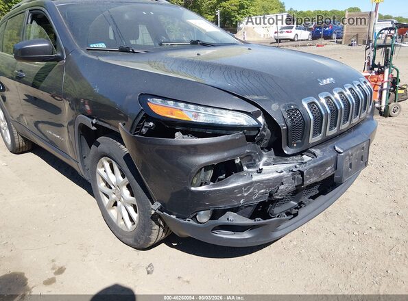 1C4PJMCB4HW509937 2017 JEEP CHEROKEE Gray Front view