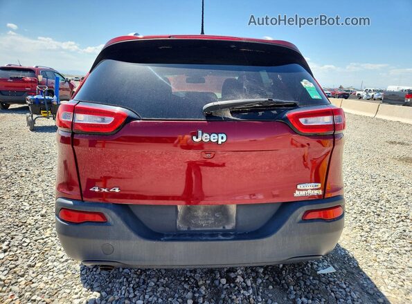 1C4PJMCB4HW614509 2017 JEEP CHEROKEE Red 