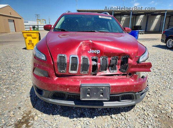 1C4PJMCB4HW614509 2017 JEEP CHEROKEE Red 