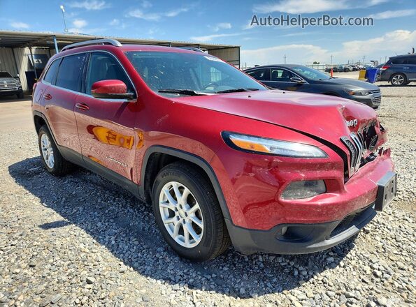 1C4PJMCB4HW614509 2017 JEEP CHEROKEE Red 