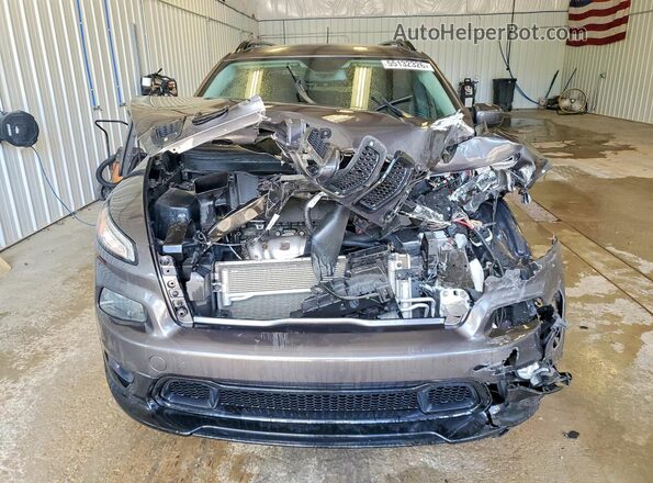 1C4PJMCB4JD599642 2018 JEEP CHEROKEE Gray Front view