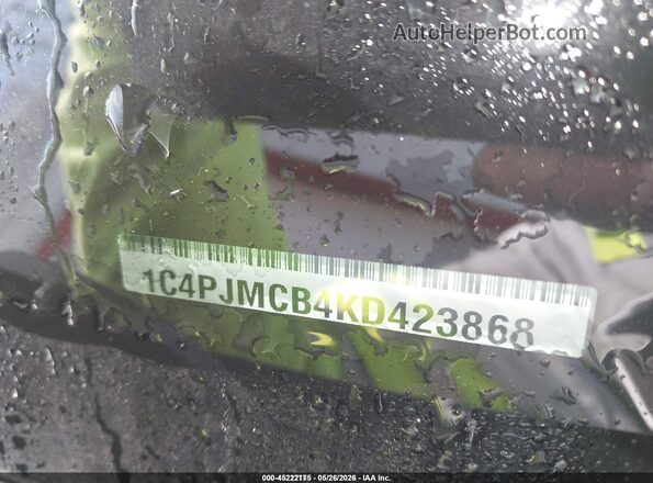 1C4PJMCB4KD423868 2019 JEEP CHEROKEE Black Widok komory silnika