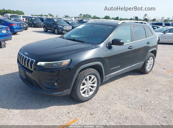 1C4PJMCB4KD429945 2019 JEEP CHEROKEE Black წინა მარცხენა ხედი სამი მეოთხედიდან