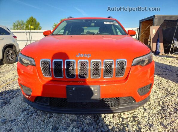 1C4PJMCB4MD153852 2021 JEEP CHEROKEE Orange წინა ხედი