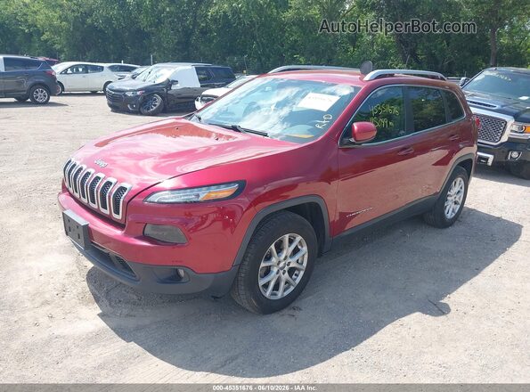 1C4PJMCB5GW253905 2016 JEEP CHEROKEE Red Առջևի ձախ երեք քառորդ տեսարան